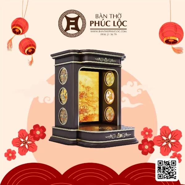 bàn thờ Thần Tài thổ địa Phúc Lộc được làm từ nguyên liệu gỗ Beech cao cấp nhập khẩu từ Châu Âu với thiết kế độc lạ có một không hai trên thị trường sẽ đem lại tài lộc cho gia chủ