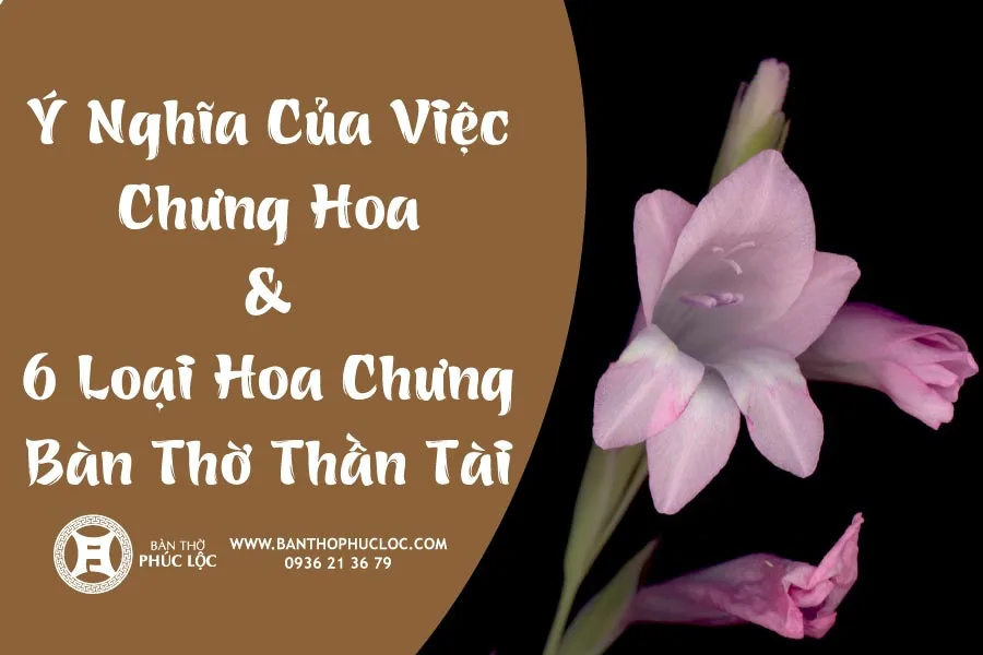 Khi lập bàn thờ Thần Tài các gia chủ đều phải sử dụng các loại hoa phù hợp để đón nhiều tài lộc. Vì thế hoa chưng bàn thờ Thần Tài gồm những hoa nào phù hợp với bàn thờ ? Đây là câu hỏi của rất nhiều người quan tâm. Cùng Phúc Lộc đi tìm lời giải đáp nhé !
