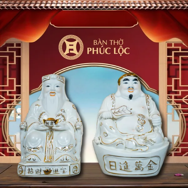 Tượng Tài Địa Bằng Sứ 01