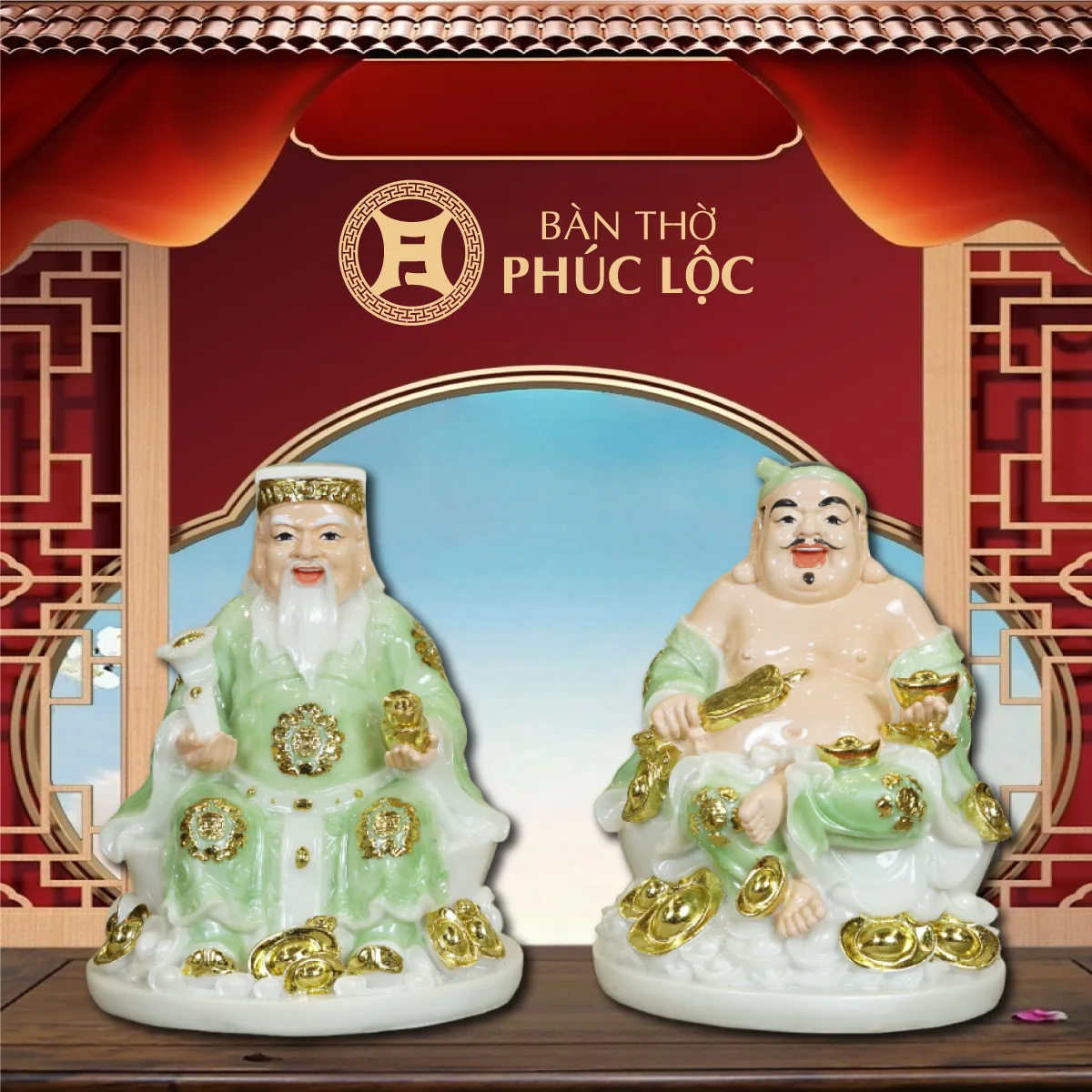 Tượng Tài Địa Bằng Sứ 05